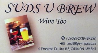 Suds-U-Brew Wine Too