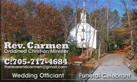 Wedding Officiant - Reverend Carmen